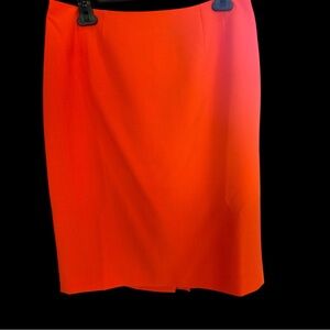 NWT Evan Picone Black Label Elegant Orange Pencil Skirt